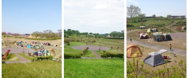 長沼フートピア公園　キャンプ写真