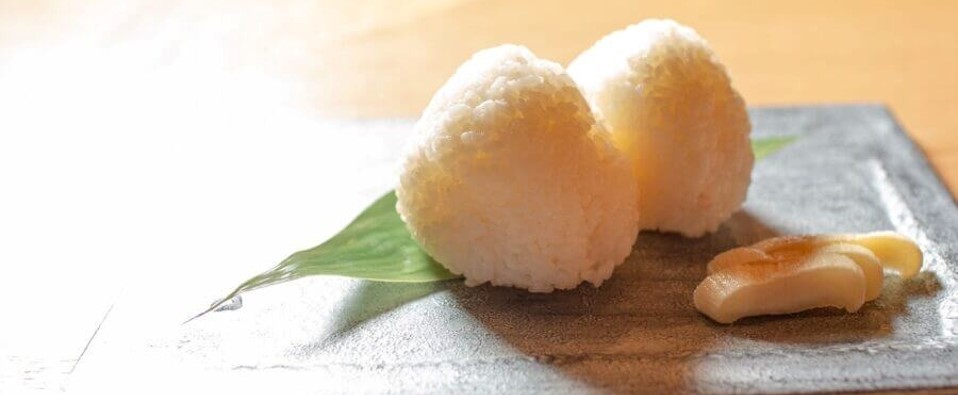 魚沼コシヒカリのおにぎり