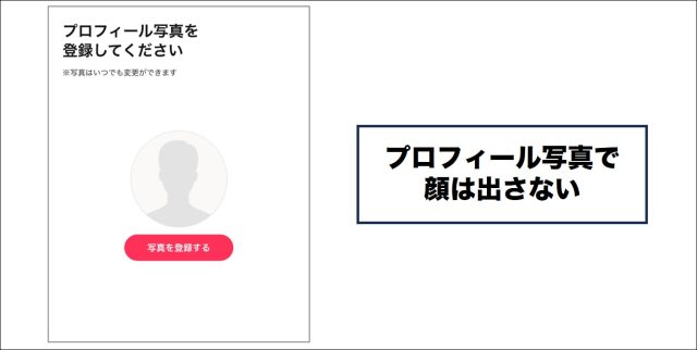 Omiai プロフィール写真で顔は出さない