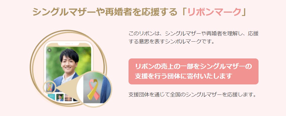 マリッシュのリボンマーク