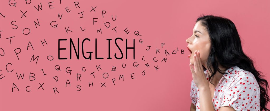 外国語で話すイメージ