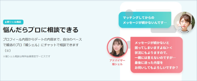 ブライダルネット 婚シェルへチャットで相談