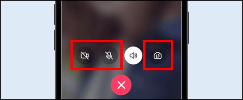「ビデオ」「カメラ切り替え」を設定する
