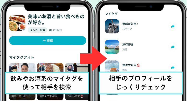 マイタグきっかけで繋がれた