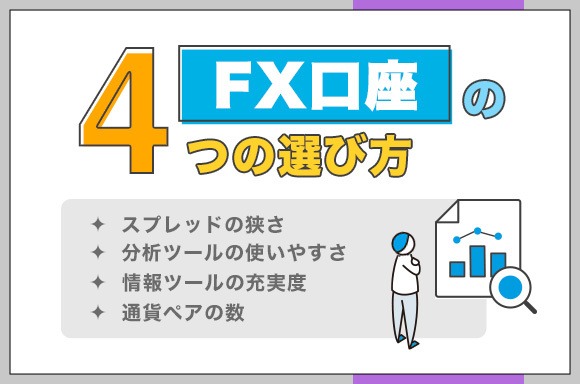 FX口座の失敗しない選び方