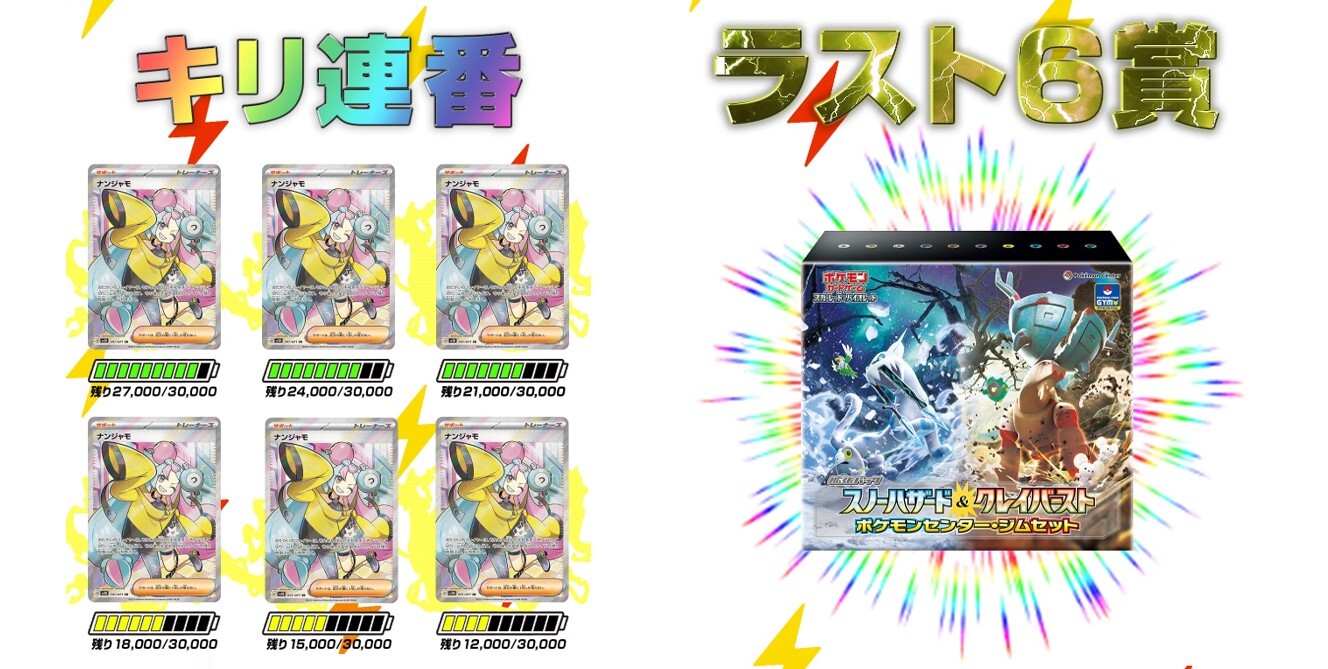 キリ連番賞とラスト6賞