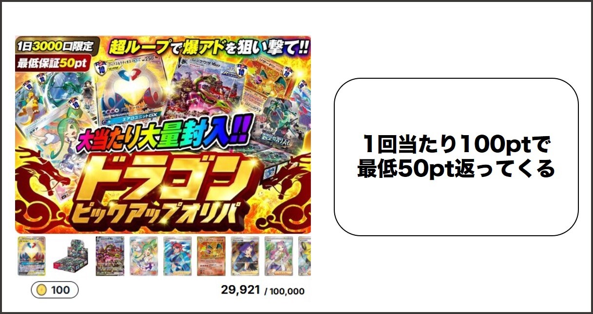 スパークオリパ 還元率高