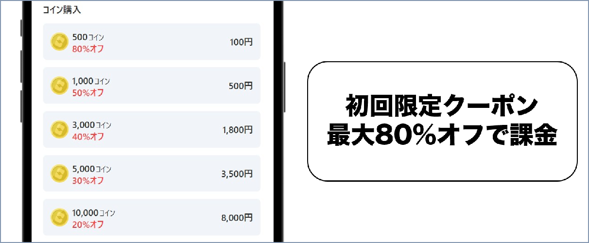 オリパワン 最大80%オフの初回限定クーポン