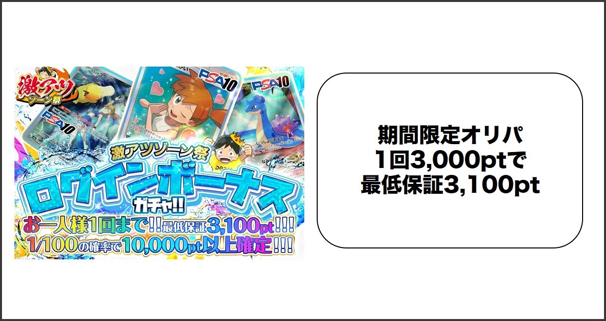 DOPAオリパ ログインボーナス