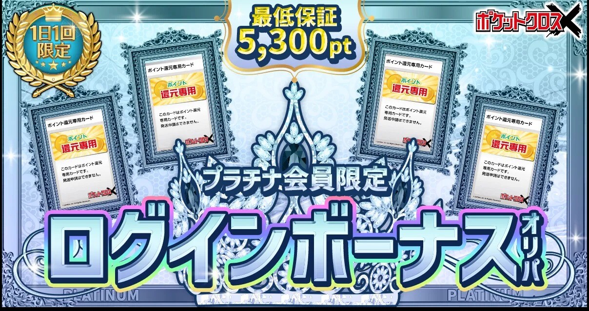 プレミアム会員 ログインボーナス
