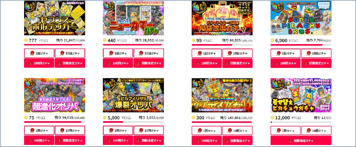 トレネット ラインナップ