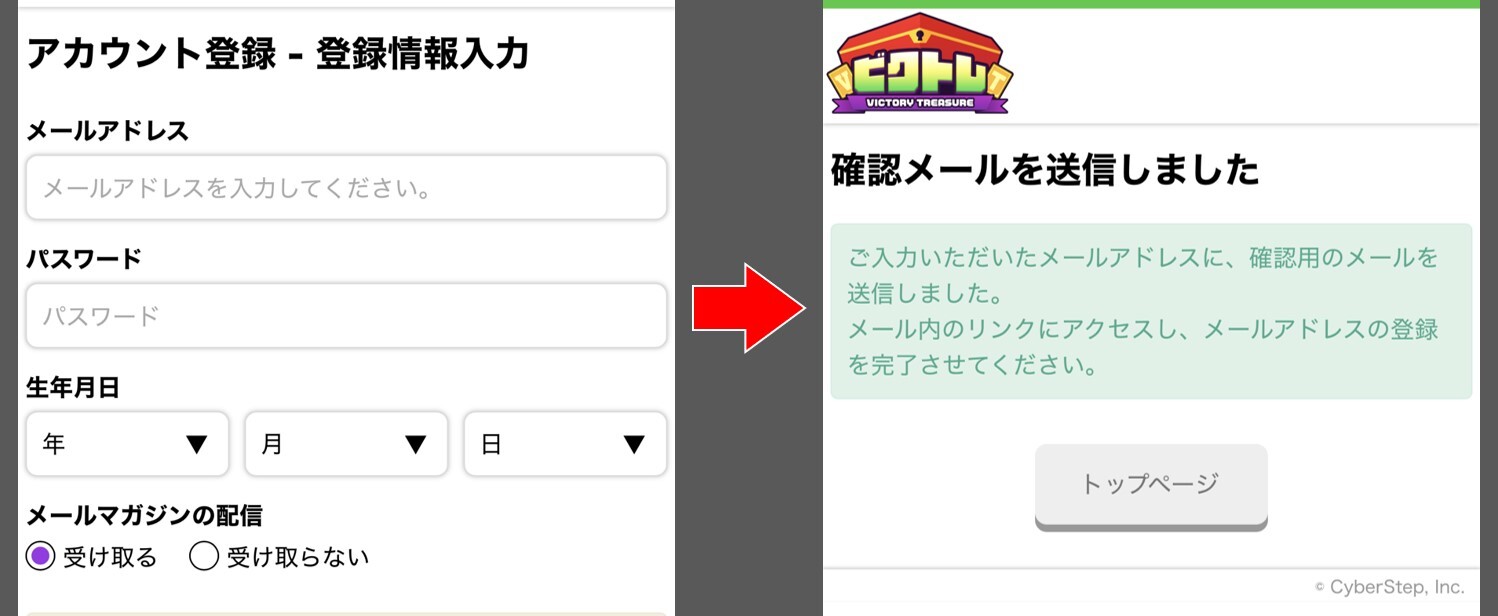 ビクトレの登録方法2