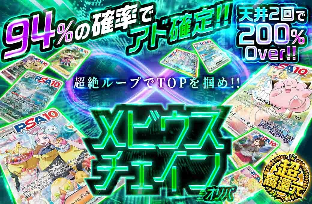 アイリストレカの天井付きオリパの例