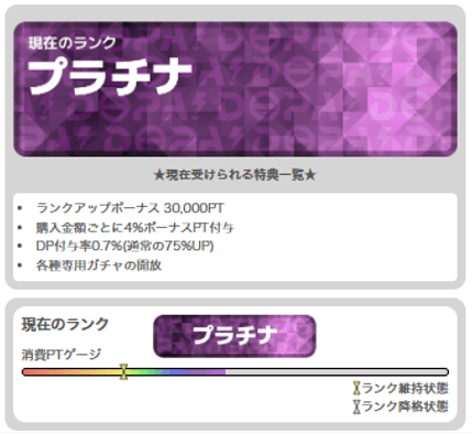 DOPA プラチナランク