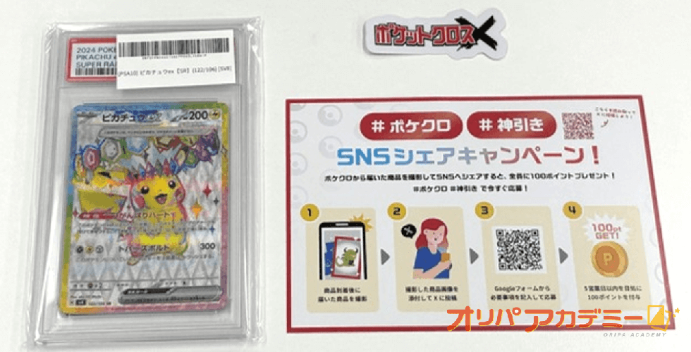 ポケットクロス 当選品 テラフェスピカチュウ