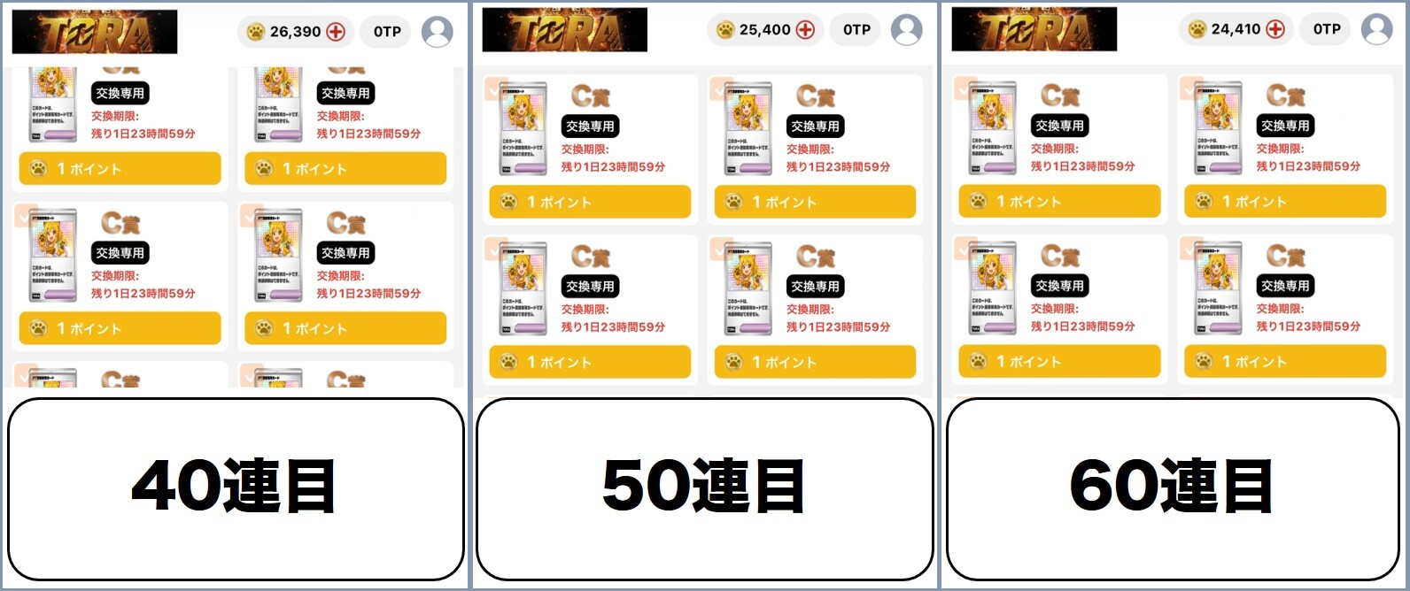 TORA 40から60連