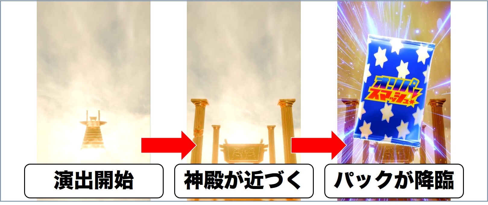 オリパスマッシュパック演出