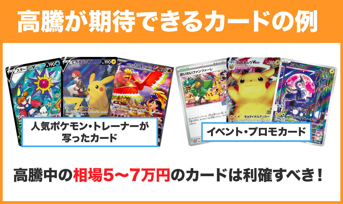 高騰しやすいカードの例