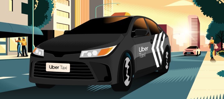 Uberタクシー