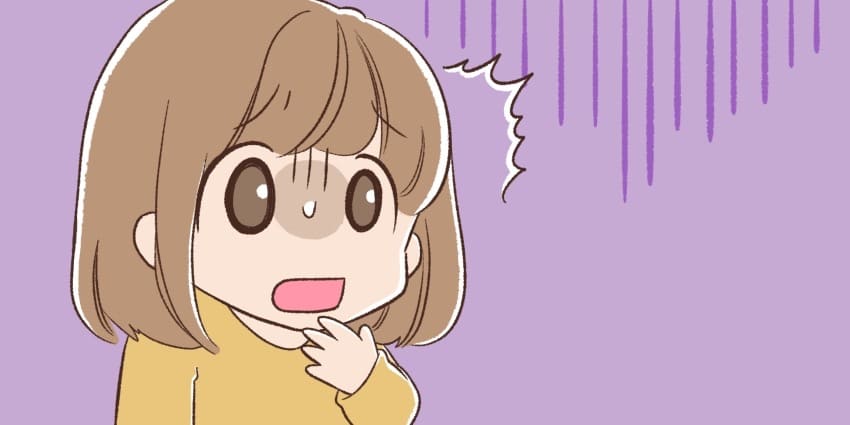 在庫切れでショックを受けている女の子のイラスト