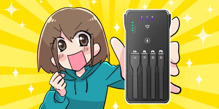 WiFiBOXをおすすめする女の子のイラスト